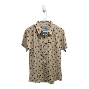 DIXXON Sailor Cherry Short Sleeved Party Shirt Large Women’s